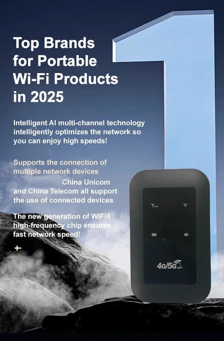 [Power on and use] All-network portable wifi