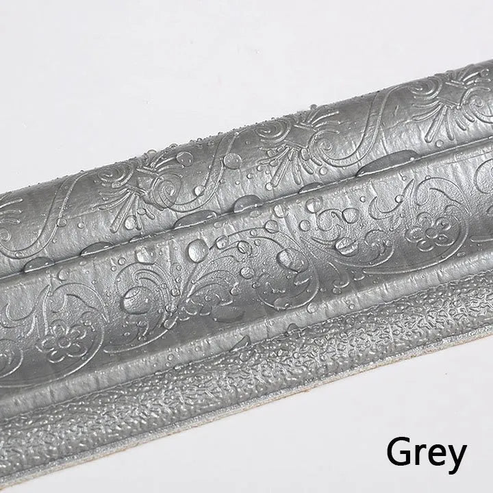 Self-Adhesive Environmental Protection 3D Wall Edging Strip (7.55 FEET/ROLL)