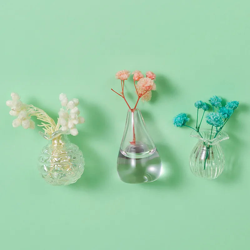 🌸Cute Plant Ceramic Vase Fridge Magnets