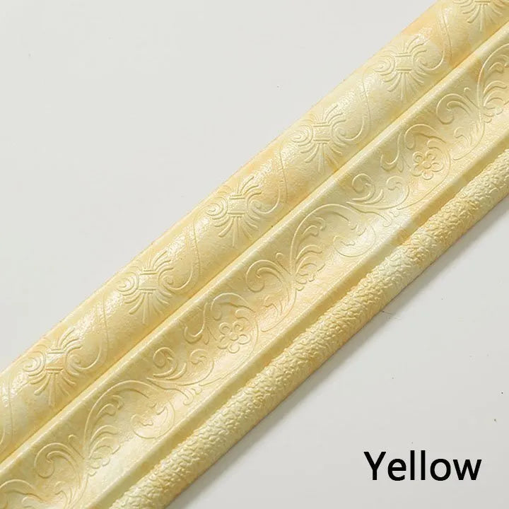 Self-Adhesive Environmental Protection 3D Wall Edging Strip (7.55 FEET/ROLL)